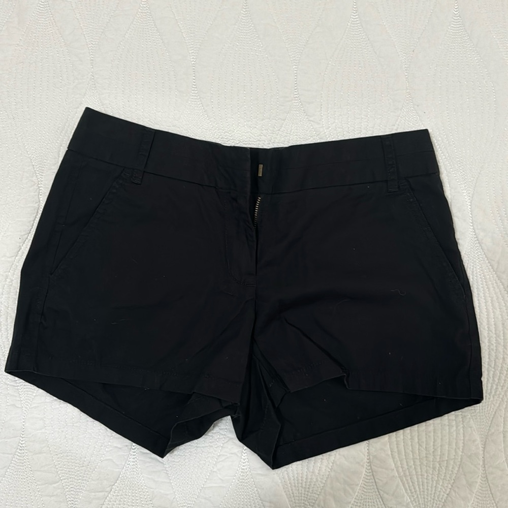 J.Crew Chino Black Shorts Size 2